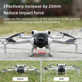 Veainieo Mini 4 pro RC Landing Gear Leg Foldable Height Extender Protector Holder for Dji Mini 4 pro Drone Accessories