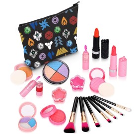 ZJXHPO Game Cosmetic Bag Video Gamer Makeup Bag With Zipper Video Game Player Toiletry Bag Ace Of Spades Gift (Destiny)