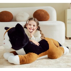 IKASA Giant Calico Cat Stuffed Animl Plush Toy,Big Large Jumbo Soft Toys,30 Huge Size Cute Fluffy Plushy Oversized Fat Plushie,Gifts for Kids