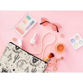 QGFM Western Makeup Bag, Western Gifts for Women, Western Stuff for Women, Cow Makeup Bag, Cowgirl Gifts, Cowgirl Stuff QGFM Western Makeup Bag, Western Gifts for Women, Western Stuff for Women, Cow Makeup Bag, Cowgirl Gifts, Cowgirl Stuff