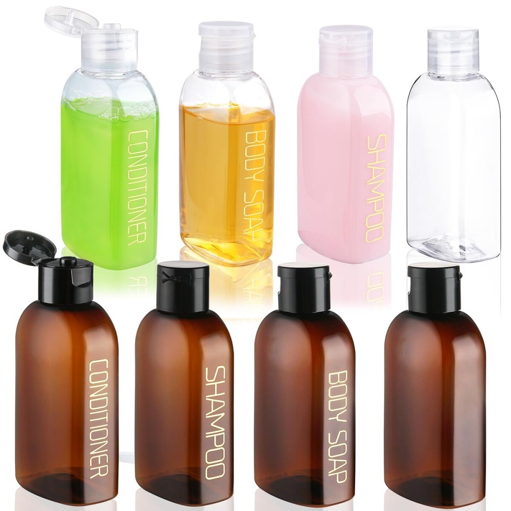 Cosywell Travel Bottles for Toiletries 8PCS 3.4oz Travel Shampoo Bottles TSA Approved Travel Size Bottles Travel Containers Leak Proof Empty Lotion Bottles with Flip Cap Cosywell Travel Bottles for Toiletries 8PCS 3.4oz Travel Shampoo Bottles TSA Approved Travel Size Bottles Travel Containers Leak Proof Empty Lotion Bottles with Flip Cap