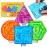Squishy Toys Sensory Fidget Toys for Kids: 4 Pack Maze Sensory Toys for Autism - Fidget Toys with Filled Goo for Calming Down Classroom Travel
