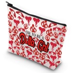 G2TUP Elephant Sorority Makeup Bag Oh To Be A Girl Cosmetic Pouch with Zippered Pocket for Women Girls (Oh To Be-new)