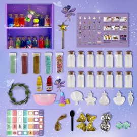 AWZNG 18pcs Potion Bottles Kits For Girls,Fairy Mixies Bottles with Potion For Christmas And Hallween Decorations For Children,Creativity Art Toy for Girls, Fun Birthday Gift Toys for Girl 6 7 8 9 10+