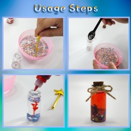 AWZNG 18pcs Potion Bottles Kits For Girls,Fairy Mixies Bottles with Potion For Christmas And Hallween Decorations For Children,Creativity Art Toy for Girls, Fun Birthday Gift Toys for Girl 6 7 8 9 10+