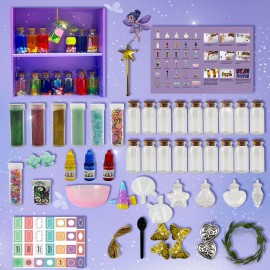 AWZNG Fairy Potion Kits for Kids,22pcs Fairy Magic Kids Mixies Potion Bottles,Creativity Art Toy for Girls, Fun Birthday Gift Toys for Girl 6 7 8 9 10