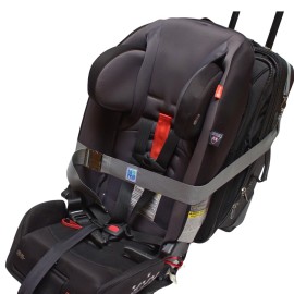 Lil and Mil Car Seat Travel Strap - Convenient Car Seat Carrier for Airport, Attachment for Luggage, Car Seat Transporter Belt for Travel - The Seat Saver