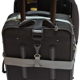 Lil and Mil Car Seat Travel Strap - Convenient Car Seat Carrier for Airport, Attachment for Luggage, Car Seat Transporter Belt for Travel - The Seat Saver