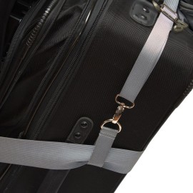 Lil and Mil Car Seat Travel Strap - Convenient Car Seat Carrier for Airport, Attachment for Luggage, Car Seat Transporter Belt for Travel - The Seat Saver