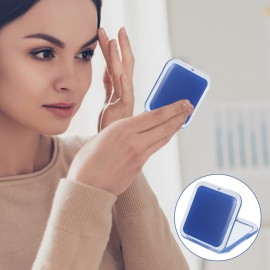 balacoo Compact Folding Mini Makeup Mirror Magnification Handheld Pocket Mirror for Travel and Purses