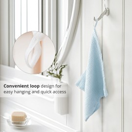 Konssy 7-Pack Ultra Soft Muslin Cotton Face Wash Cloths, Reusable Absorbent Washcloths for Sensitive Skin, Lightweight Facial Makeup Remover Towels for Women (11 x 11 Inch)