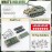 MaozyHomie Army Tank and Army Men Toys Playset, 2pc 1:72 US Tank-4 Models & 10pc Toy Soldiers, Olive Drab Green WW2 Military Vehicle for Boys