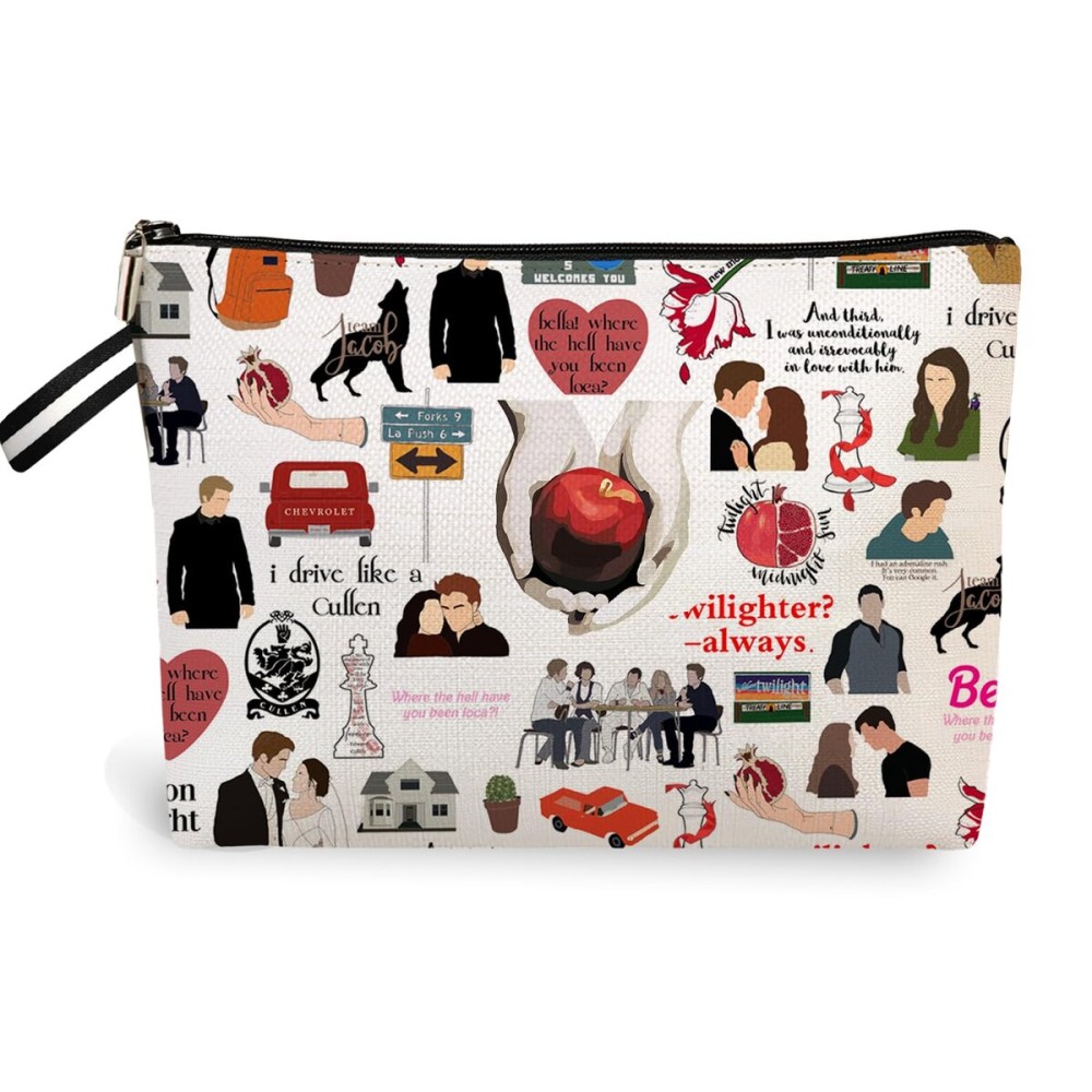 RBAFAO TV Show Makeup Bag, Edw Vampire Gift,Merchandise Cosmetic Bag, TV Show Inspired Gifts for Movie Fans Girls Women (Where The Hell Have You Been Loca) 6M265 RBAFAO TV Show Makeup Bag, Edw Vampire Gift,Merchandise Cosmetic Bag, TV Show Inspired Gifts for Movie Fans Girls Women (Where The Hell Have You Been Loca) 6M265