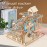 LCOCWMY 3D wooden puzzle assembly, marble run track set, adult DIY construction kit, brain-teasing mechanical gear model, suitable for ages 14+ and above, a festive gift