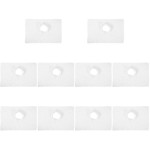 Ciieeo 10pcs Massage Table Towel Massage Pad Massage Table Cover Spa Bed Massage Cushion Massage Headrest Covers Massage Bed Coverlet Rest Barrier White Massage Chair Portable Satin Cloth