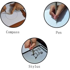 Jopstacext Fidget Pen, Cool Toys Pen Decompression Magnetic Metal Pen, Desk Toys Multifunctional Deformable Writing Pen, Basket Stuffers Gadgets Gift for Kids Adults (Blue)