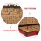 Gadpiparty Wooden Chinese Mahjong Storage Case Mahjong Game Set Traditional Treasure Box Mahjong Tiles Storage Box Large Mahjong Carrying Case Vintage Container (8.65)