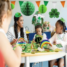 Vecacosic Leprechaun Trap Kit for Kids - 2 Sets DIY St Patrick\'s Day Leprechaun Trap Supplies to Make A Trap to Catch A Leprechaun, St Patricks Day Toys Gifts for Kids Classroom Activity
