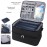 Tattoo Carrying Case Tattoo Supplies Organizer Tattoo Kit Box Case Tattoo Equipment Storage Bag Tattoo Travel Tattoo Storage Organizer for Tattoo Stencil Printer, Tattoo Ink, Tattoo Equipment