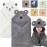 BEFACL 2 Pack Baby Towels with Hood and 5 Baby Washcloths, for Newborn Unisex, 31.5x31.5 in Ultra Absorbent Soft Hooded Bath Towel Set Gift for Boys Girls, Babies, Infant, Toddler, Newborn Essential