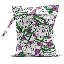 zcyxuuw Wet Bag, Wet Dry Bag, Wet Bag for Swimsuit, Travel, Beach, Pool, Diapers, Dirty Yoga Gym Clothes, Makeup Bag, Waterproof Tropical Palm Leaves Decor Jungle Palm Leaf Favors