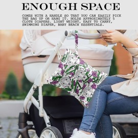 zcyxuuw Wet Bag, Wet Dry Bag, Wet Bag for Swimsuit, Travel, Beach, Pool, Diapers, Dirty Yoga Gym Clothes, Makeup Bag, Waterproof Tropical Palm Leaves Decor Jungle Palm Leaf Favors