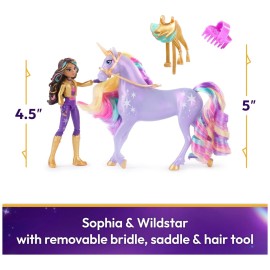 Unicorn Academy, Sophia & Wildstar with 2 Accessories & Hair Tool, Dolls & Unicorn Toys for Girls Ages 4 and up