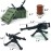 CONVENTEJOY Military Weapon Guns Accessories for Minifigure Block Toys Include Camouflage Helmets E.O.D Suits Shields for Army Soldiers Gear Set Building Kits Kids Toy(260pcs)