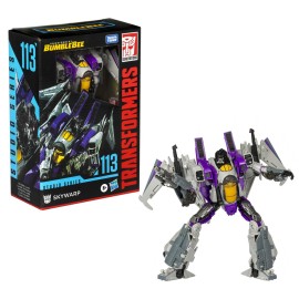 Transformers Toys Studio Series Voyager Bumblebee 113 Skywarp, 6.5-inch Converting Action Figure, 8+