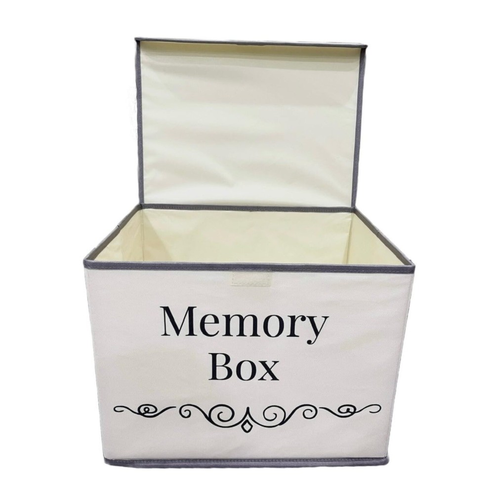 Pear Tree Essentials Memory Storage Box - Baby Keepsakes, Travel memories, Loved Ones Treasured Keepsakes.