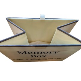 Pear Tree Essentials Memory Storage Box - Baby Keepsakes, Travel memories, Loved Ones Treasured Keepsakes.