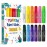 JUPITEARTH 12 Colors Tempera Paint Sticks with 120 PDF Coloring Pages and 30 Stickers, Quick Drying, Smooth, Non-Toxic and Washable Paint Sticks for Kids, Art Supplies for Drawing on Various Objects