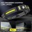 MOLAER LED Headlamp Rechargeable 2PCS, Wide Beam Bright Headlight Flashlight with White Red Light, Lightweight, Weatherproof, 9 Modes Motion Sensor Head Lamp for Outdoor Camping Running