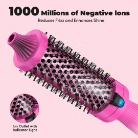 Farery 1.5-Inch Thermal Brush - Ceramic Ionic Heated Round Brush for 90\'s Full-Bodied Style, Volumizing, Smooth Hair & Natural Curls, Dual MCH Heating, Digital Display, 9 Temperature, Dual Voltage Farery 1.5-Inch Thermal Brush - Ceramic Ionic Heated Round Brush for 90\'s Full-Bodied Style, Volumizing, Smooth Hair & Natural Curls, Dual MCH Heating, Digital Display, 9 Temperature, Dual Voltage