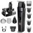 7d24hcare Beard Trimmer for Men - 5 in 1 Kit Electric Razor, Nose Hair Trimmer with LED Display, Cordless Mustache Body Face Grooming Kit, Waterproof Rechargeable Beard Shaver