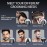 7d24hcare Beard Trimmer for Men - 5 in 1 Kit Electric Razor, Nose Hair Trimmer with LED Display, Cordless Mustache Body Face Grooming Kit, Waterproof Rechargeable Beard Shaver