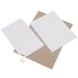 YUENPUN 10 Packs Large Blank Puzzle, 200 Pieces 15x11 Inch Printable Blank DIY Custom Sublimation Jigsaw Puzzle Blanks Large, Heat Transfer Jigsaw Puzzle for Arts Crafts Projects