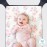 The Peanutshell 3-Pack Fitted Playard Sheets - Soft & Breathable Baby Girl Mini Crib Sheets, Pack N Play Mattress, Fits Standard Playard Pack Play Mattresses - Pink Roses & Ditsy