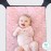 The Peanutshell 3-Pack Fitted Playard Sheets - Soft & Breathable Baby Girl Mini Crib Sheets, Pack N Play Mattress, Fits Standard Playard Pack Play Mattresses - Pink Roses & Ditsy