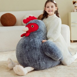 IKASA Giant Chicken Stuffed Animal Plush Toy,Big Large Jumbo Soft Toys,25.5 Cute Huge Size Fluffy Plushy Oversized Fat Plushie,Gifts for Kids