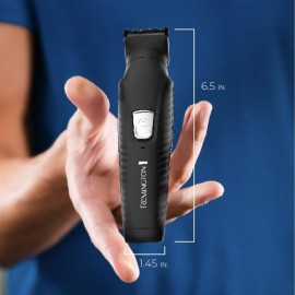 Remington All-in-One Groomer 10 Pcs. Grooming Kit with 16 Length and Style Settings, Up to 70 Minute Runtime for Premium Performance with Smooth Glide Comfort Remington All-in-One Groomer 10 Pcs. Grooming Kit with 16 Length and Style Settings, Up to 70 Minute Runtime for Premium Performance with Smooth Glide Comfort