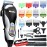 Mueller Ultragroom Professional Hair Clippers for Men with Colored Design, Hair Trimmer for Men, 12 Guide Combs, Trimmer for Hair, Beards, Head, Body, and Face