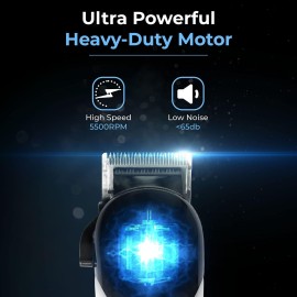 Mueller Ultragroom Professional Hair Clippers for Men with Colored Design, Hair Trimmer for Men, 12 Guide Combs, Trimmer for Hair, Beards, Head, Body, and Face Mueller Ultragroom Professional Hair Clippers for Men with Colored Design, Hair Trimmer for Men, 12 Guide Combs, Trimmer for Hair, Beards, Head, Body, and Face