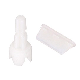 MIHAUS 2 Pieces Replacement Parts Compatible with Baby Brezza FRP0046 Formula Pro Advanced Axle Stem with Rubber Blade (attach to Locking Cover)