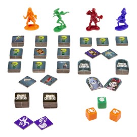 Micro Games of America Finders Creepers Board Game an App-Vanced Game - Hunt Digital Monsters with Your Phone, 2-4 Players, Ages 8+