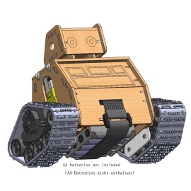 ScienSta STEM Projects for Kids Ages 10-16, Wooden Model Car Kits, Gifts for Boys 9-16, Science Educational Crafts Building Kit,RC Tank