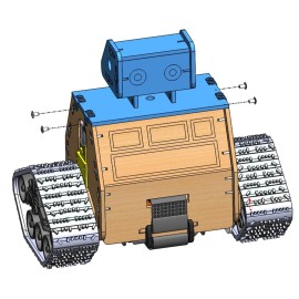 ScienSta STEM Projects for Kids Ages 10-16, Wooden Model Car Kits, Gifts for Boys 9-16, Science Educational Crafts Building Kit,RC Tank
