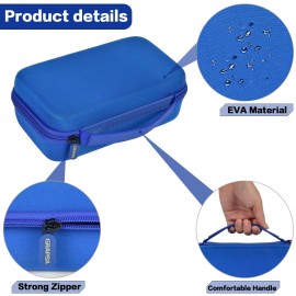 Case Compatible with Ufree/for AngFan/for Suprent/for GLAKER/for Romanda Professional Hair Clippers, Beard Trimmer Grooming Storage Holder for Cordless Barber & Trimmers Set (Box Only) -Blue