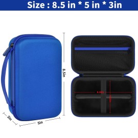 Case Compatible with Ufree/for AngFan/for Suprent/for GLAKER/for Romanda Professional Hair Clippers, Beard Trimmer Grooming Storage Holder for Cordless Barber & Trimmers Set (Box Only) -Blue