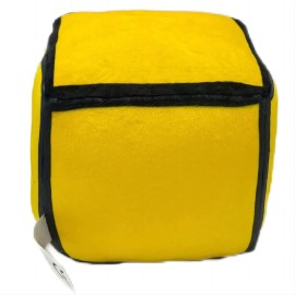 FOTN Geometry Games Sprint Plush Toys-Plush Animals Plush Cube Volume Wood Plush Doll Toys Kids Gift and Easter Decoration (Yellow)